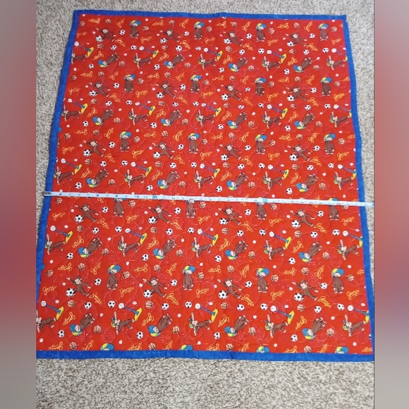 Adorable homemade boys blanket - Picture 4 of 6